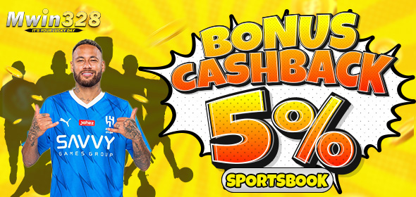 BONUS CASHBACK 5 %